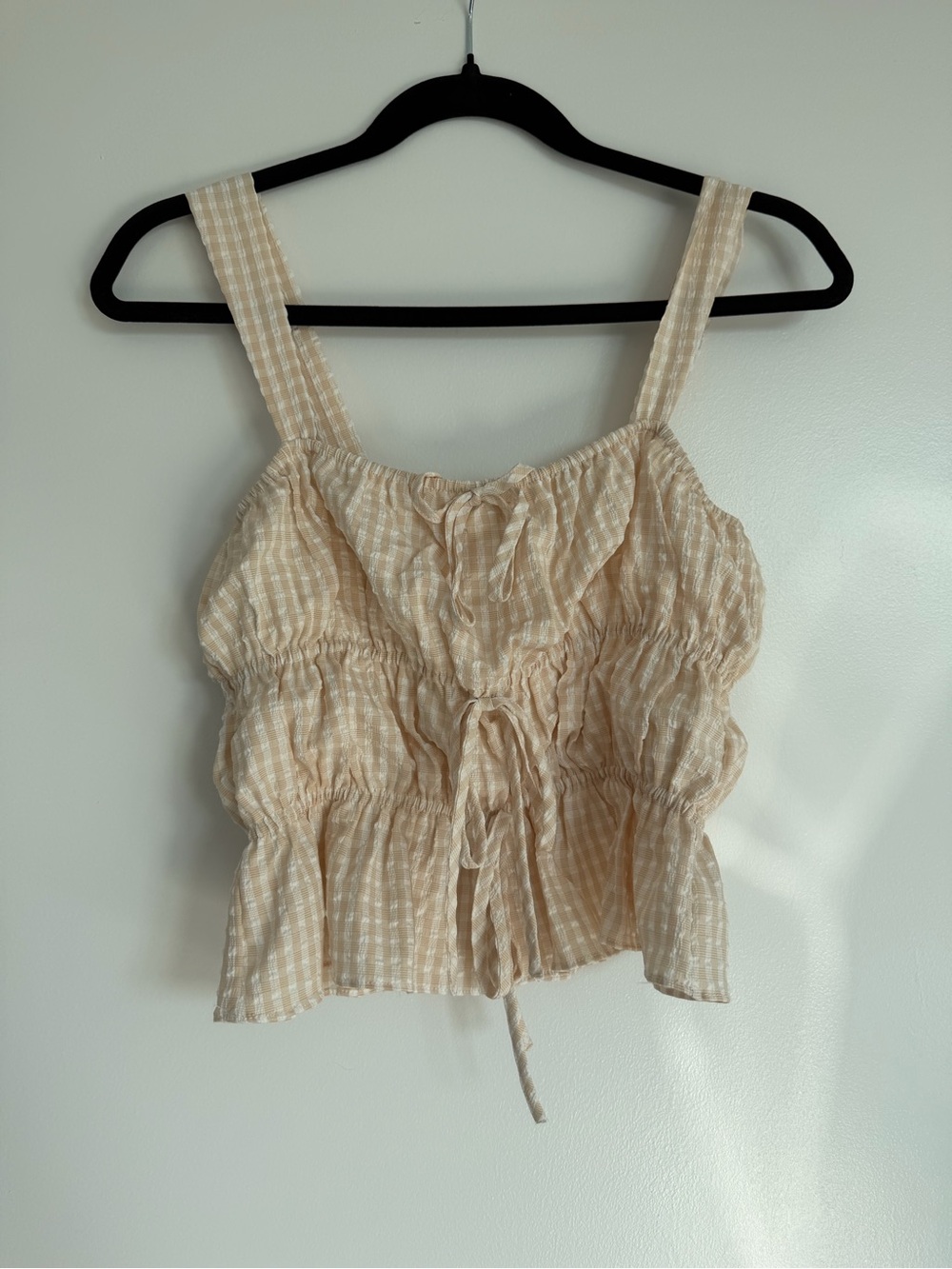 English Factory Gingham Tank Size XS